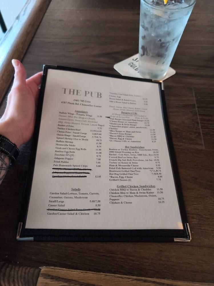 The Pub Menu image 2