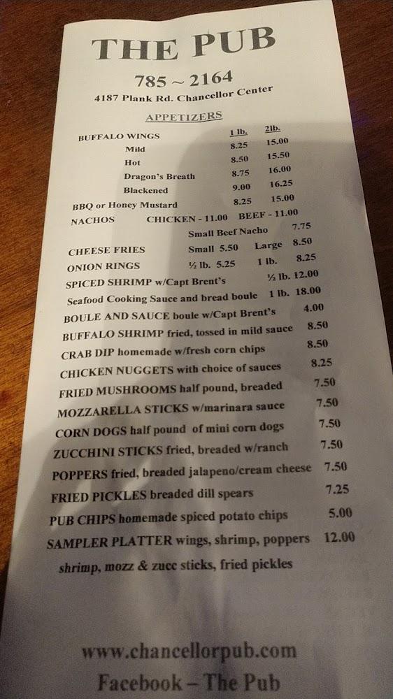 The Pub Menu image 3